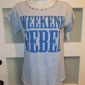 FRZ Weekend Rebel SS T-shirt Size XS Women's NEW